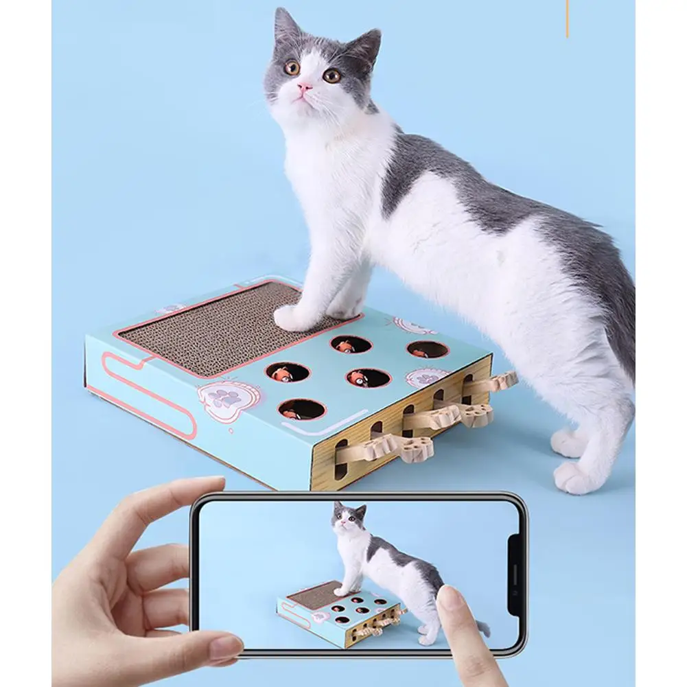 Cat Playing Hamster Toy Hamster Machine Kitten Games Teasing Interactive Toys Hunting Scratching Bite Accessories Pet Supplies