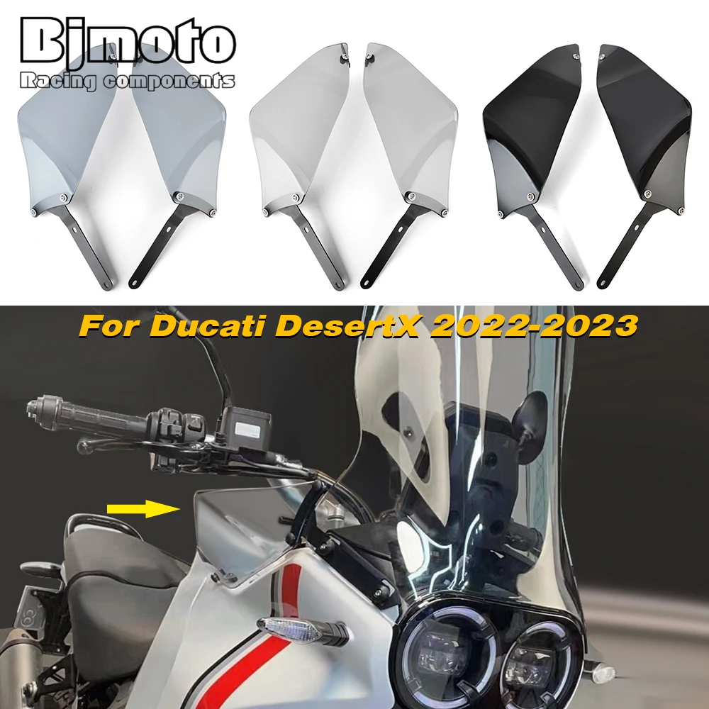 Desert-X Parabrezza Laterale Parabrezza Paramani Parabrezza Pannello Per Ducati Desertx Desert X 2022 2023