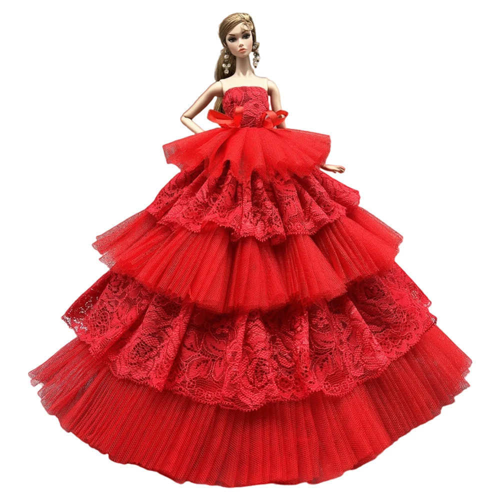 Generic High Quality Wedding Dress For Barbie Doll Clothes Princess | Jumia  Nigeria
