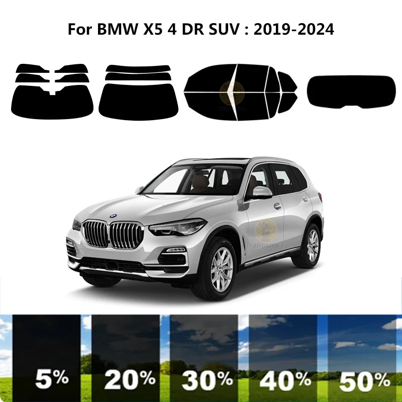 

Precut nanoceramics car UV Window Tint Kit Automotive Window Film For BMW X5 G05 4 DR SUV 2019-2024