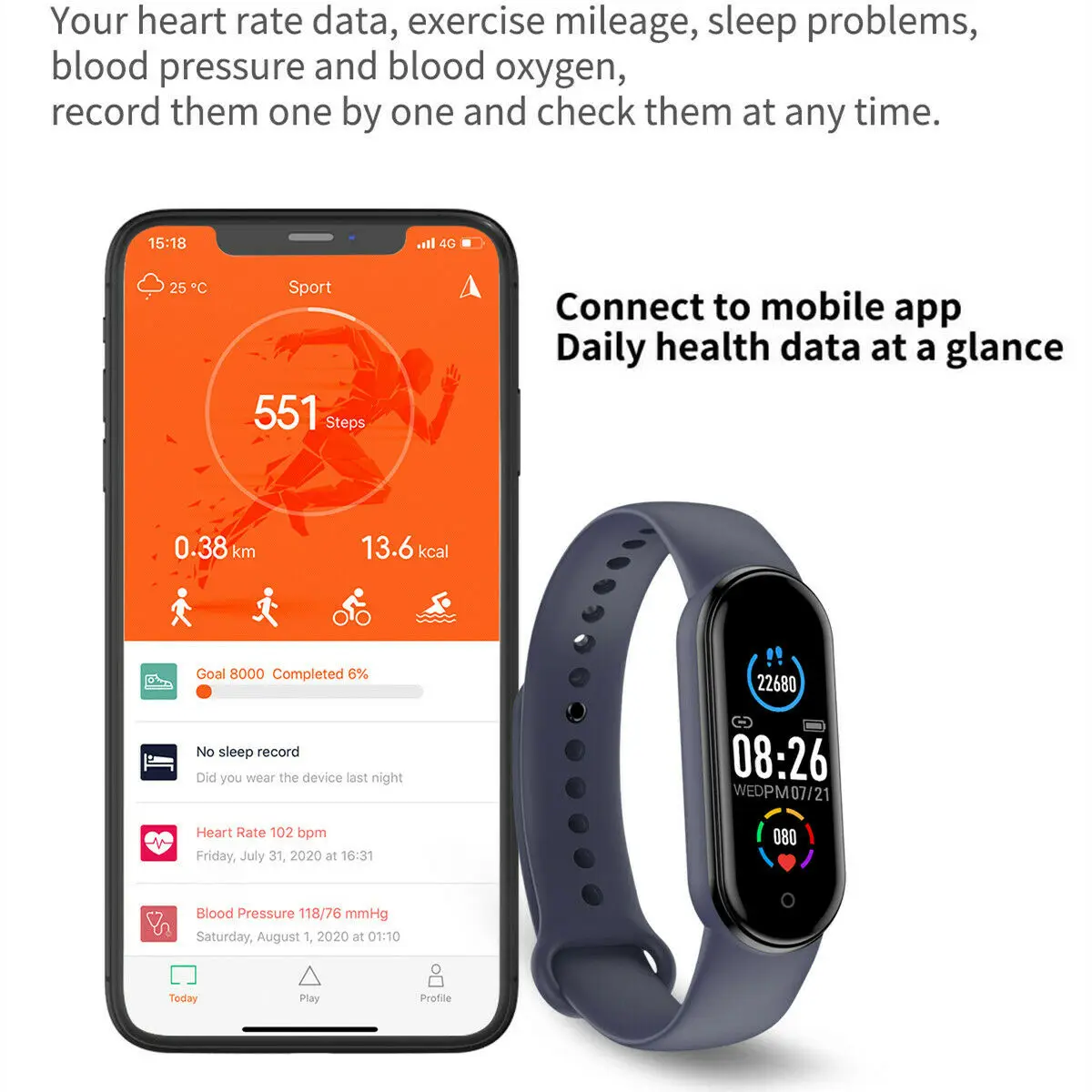 Amazfit Band Oxygen Level Mi Band Blood Oxygen Amazfit Band