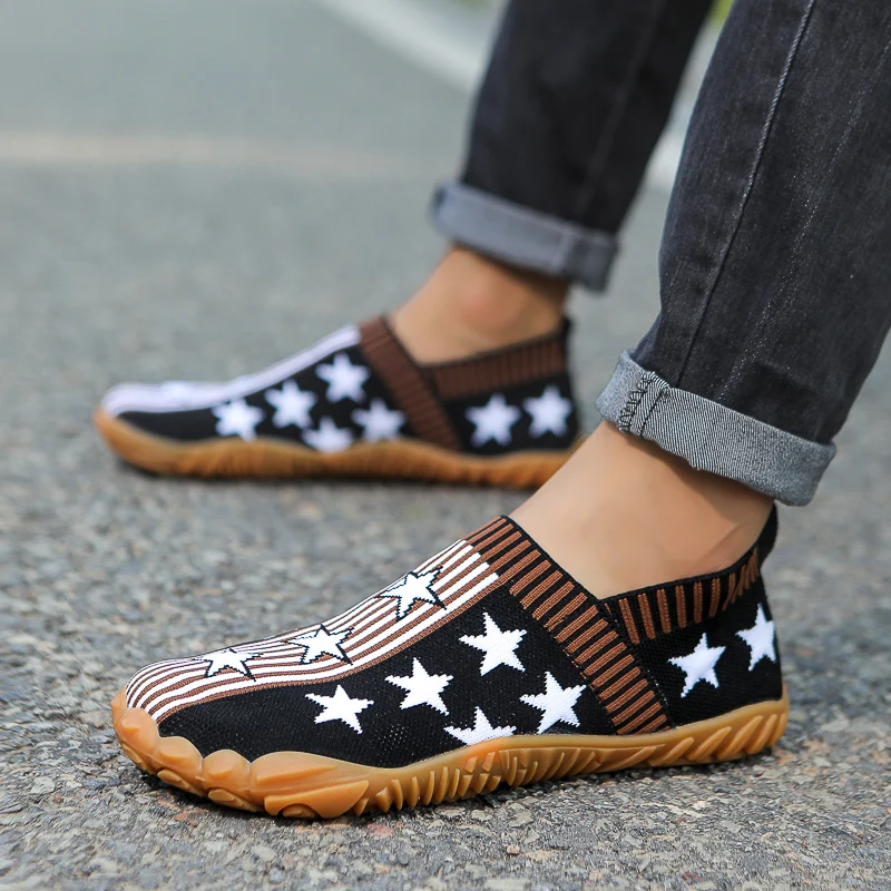 Men's Casual Shoes Minimalist Barefoot Shoes Men's Walking Sneakers Lightweight and Breathable Zero Drop Sole Wide Toe Box 6