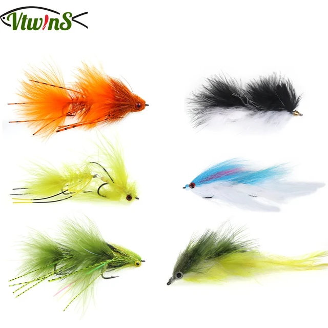 Vtwins Circus Peanut Double Deceiver Dungeon Fly Fishing Flies