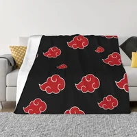 Black and Red Cloud Throw Blanket Decorative Bed Blankets Sofa Blanket Luxury Thicken Blanket 1