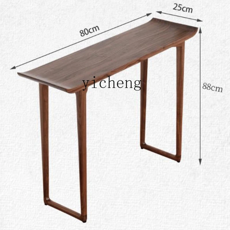 

Zc New Chinese Style Black Walnut Solid Wood Console Tables Console Wall Strip Several Altar Cross Case