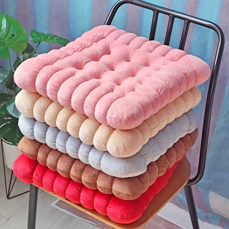 Thickened Futon Biscuit Cookie Cushion Office Sedentary Cushion Tatami Mat Practical Floor Cushion Rectangular Home Chair Cushio 5