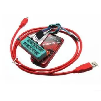 Pickit3 Pic Kit3 Pickit 3 Programmatore Offline Programmazione Pic Microcontroller Chip Monopoli + Pic Programmatore Adattatore Sedile