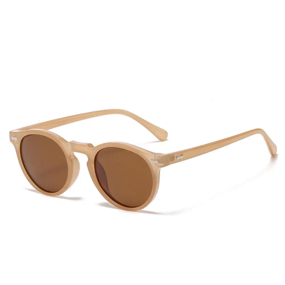 Gafas De Sol Polarizadas Redondas Retro Para Hombre Y Mujer, Lent De Sol Vintage A La Moda Para Conducir, Para Viaj Al Aire Libre, UV400, Gafas Para Ciclismo - AliExprs 200000297