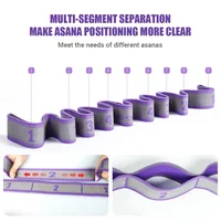 Multi-Section Elastic Yoga Resistance Bands Adult Child Dance Training Gym  Pilates Exercise Pull Strap Belt Fitness Sport - Image 4