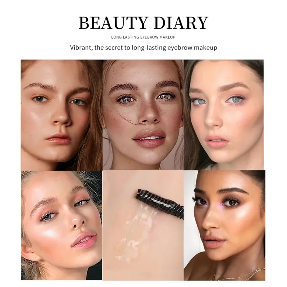 Waterproof 3D Eyebrow Glue Eyebrow Style Gel Professional Makeup The Brow Glue Extreme Hold Eyebrow Gel Brow Fixer Eyebrow Gel 5