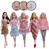 Educational Toy Pregnant Dolls for Children with Two Babies and Random Shoes Accessories Fashion Clothes Gift for Barbie Games 1