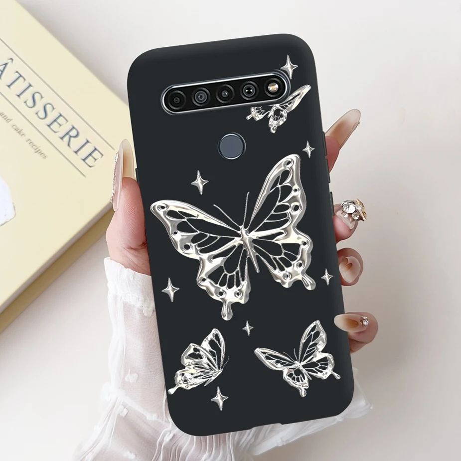 Cute Letters Cartoon Soft TPU Matte Phone Case Cover