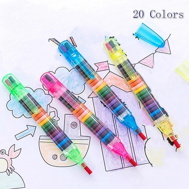 Water-soluble Crayons 48 Vibrant Colors Child Oil Pastels Wear Resistant  for Kids Students Party Artist Painter QXNF - AliExpress