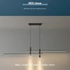 LED Pendant Light Smart Remote Control Adjustable Color Temperature Brightness Living Room Restaurant Hanging Lamp Home Light 6