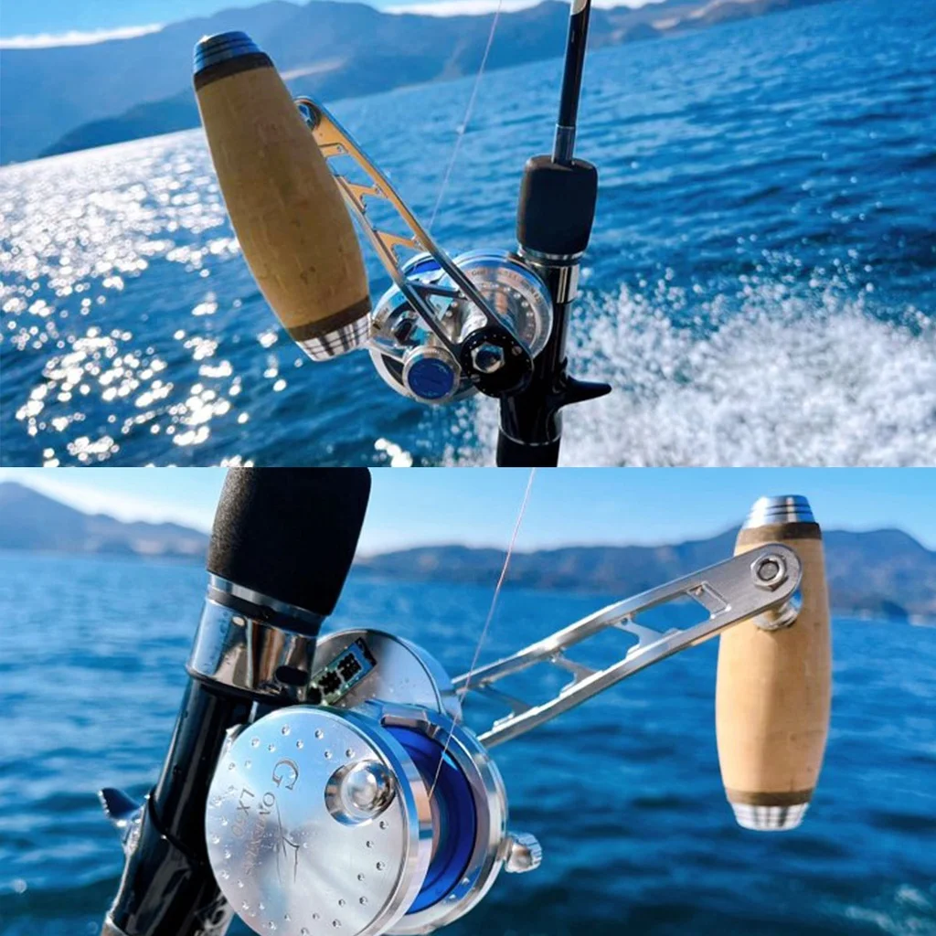 Фото Gomexus пробковая рукоятка для джиггинга 85-100 мм для Shimano катушка для джиггинга Ocea Conquest jigging Master Tranx Play T-BAR №5