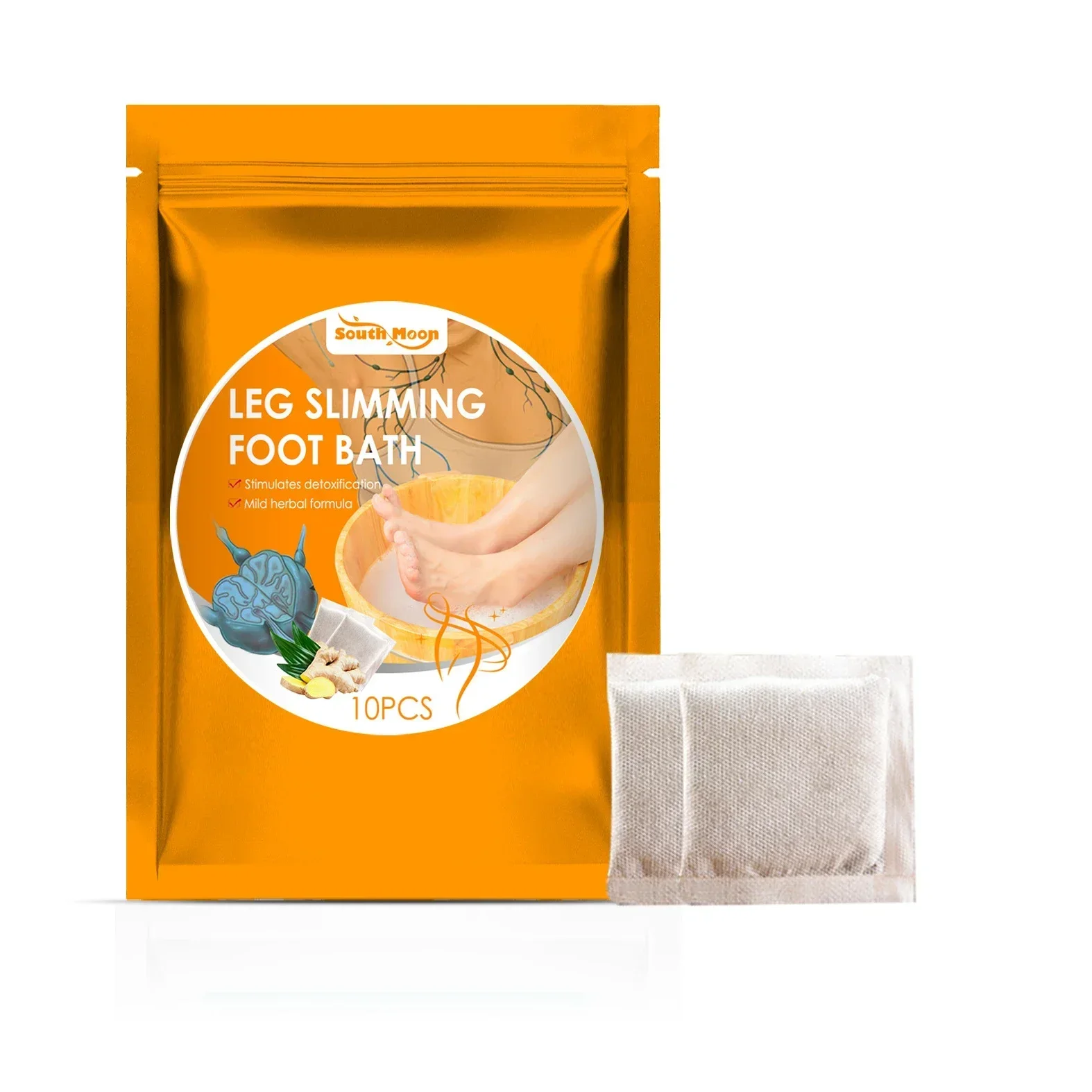 Foot Cleaning Relax MusclesGinger Foot Bath Powder Bag Dredge Lymph Bath Traditional Chinese Medicine Bag Deep