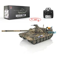 1/16 Scale 2.4Ghz HENG LONG 7.0 Plastic Ver Russia T90 RTR RC Tank 3938 Model Toys Radio Cars Machine Gun BB Shoot TH17842 2