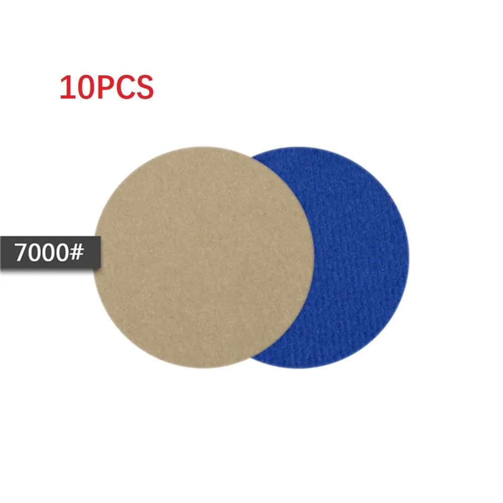 10PCS 3 Inch Sanding Discs Pad Wet/Dry Sanding Sandpaper 240-10000# Abrasive Polishing Pad Kit For Rotary Tool Accessories