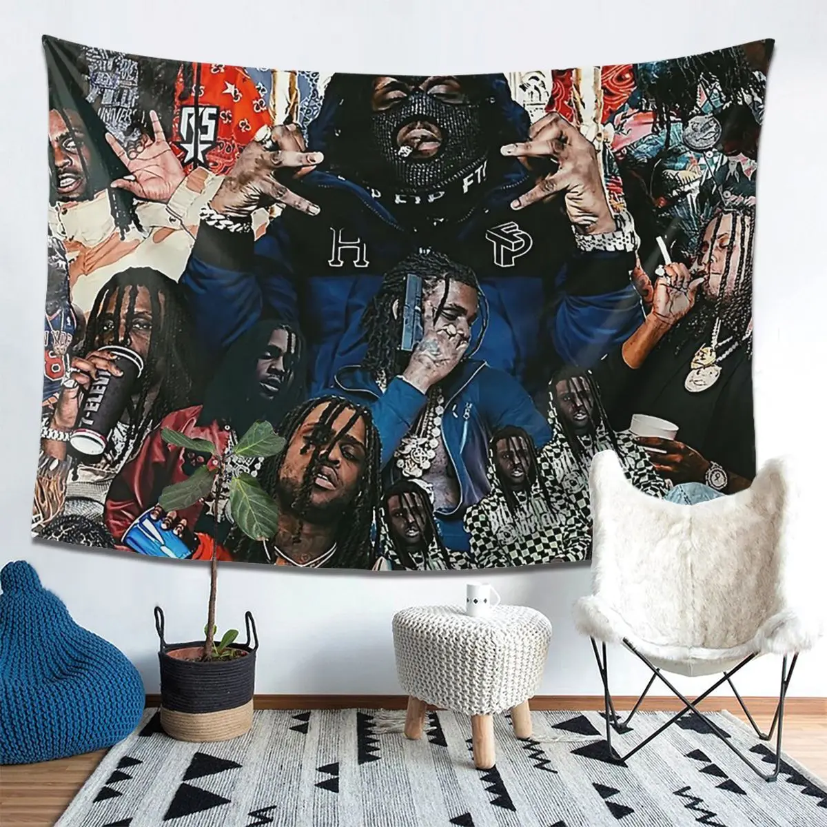 

Aestethic Collage By Chief Colection Aesthetic Home Decoration Tapestry Hippie Wall Hanging Tapestries for Living Room Bedroom