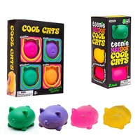 Needoh Cute Cat Maltose Squishy Toys Slow Rise Stress Relief Ball Sensory Fidget Toys for Adult Kids Anti-Anxiety Sensory Toys 2