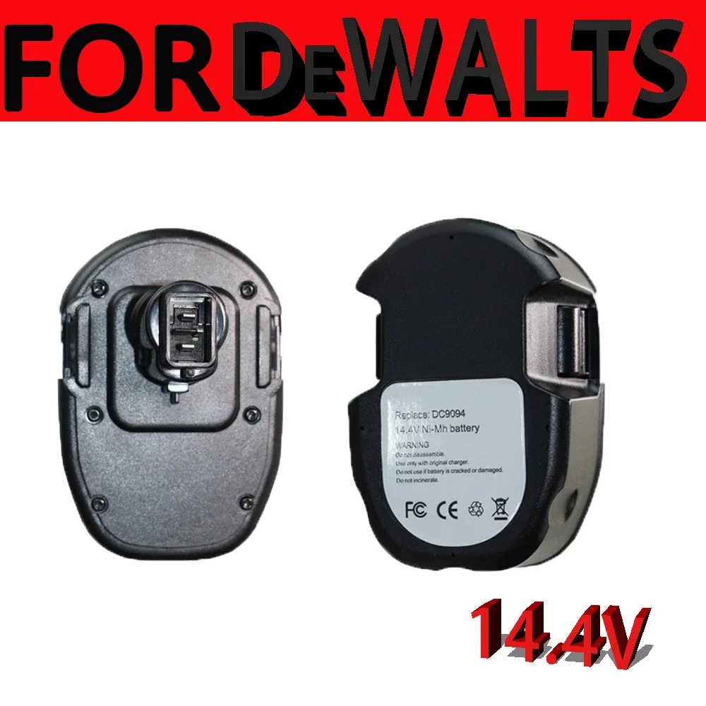 

Ni-MH 4800mAh Replacement Battery for Dewalt 14.4V XRP DC9091 DC9094 DW9091 DE9091 DE9092 14.4 Volt Cordless Power Tools