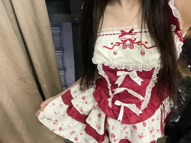 Strawberry Parfait Dress - Sweet Lolita Aesthetic photo review