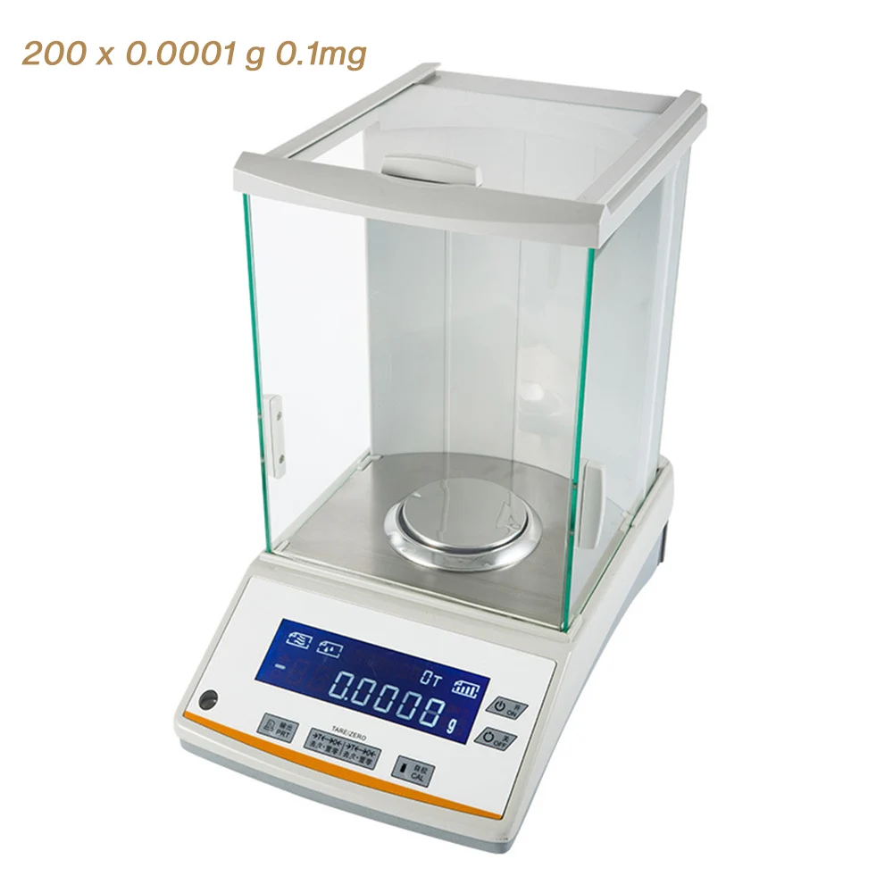 

200 x 0.0001 g 0.1mg Analytical Balance Lab Digital Electronic Precision Weight Scale