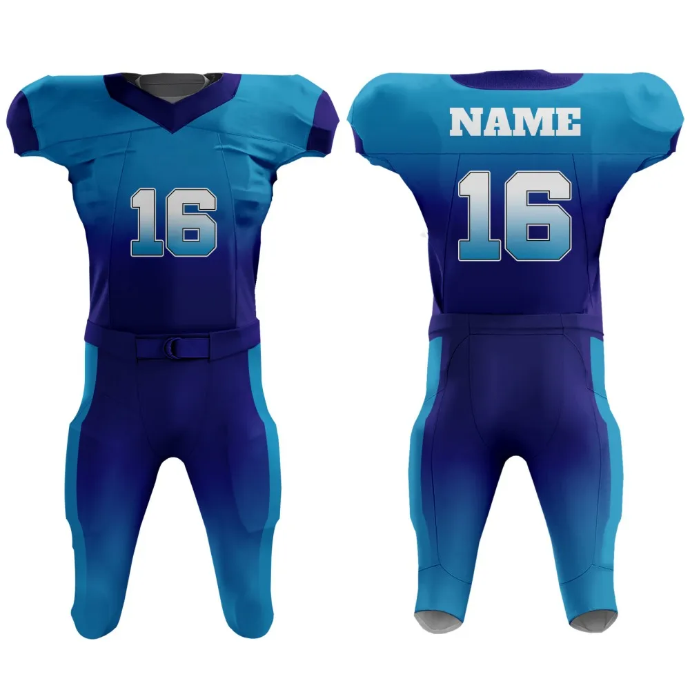 Men Youth Football Uniforms Breathable V-neck Short T-shirts Pants Team Training Uniform Gradient Color