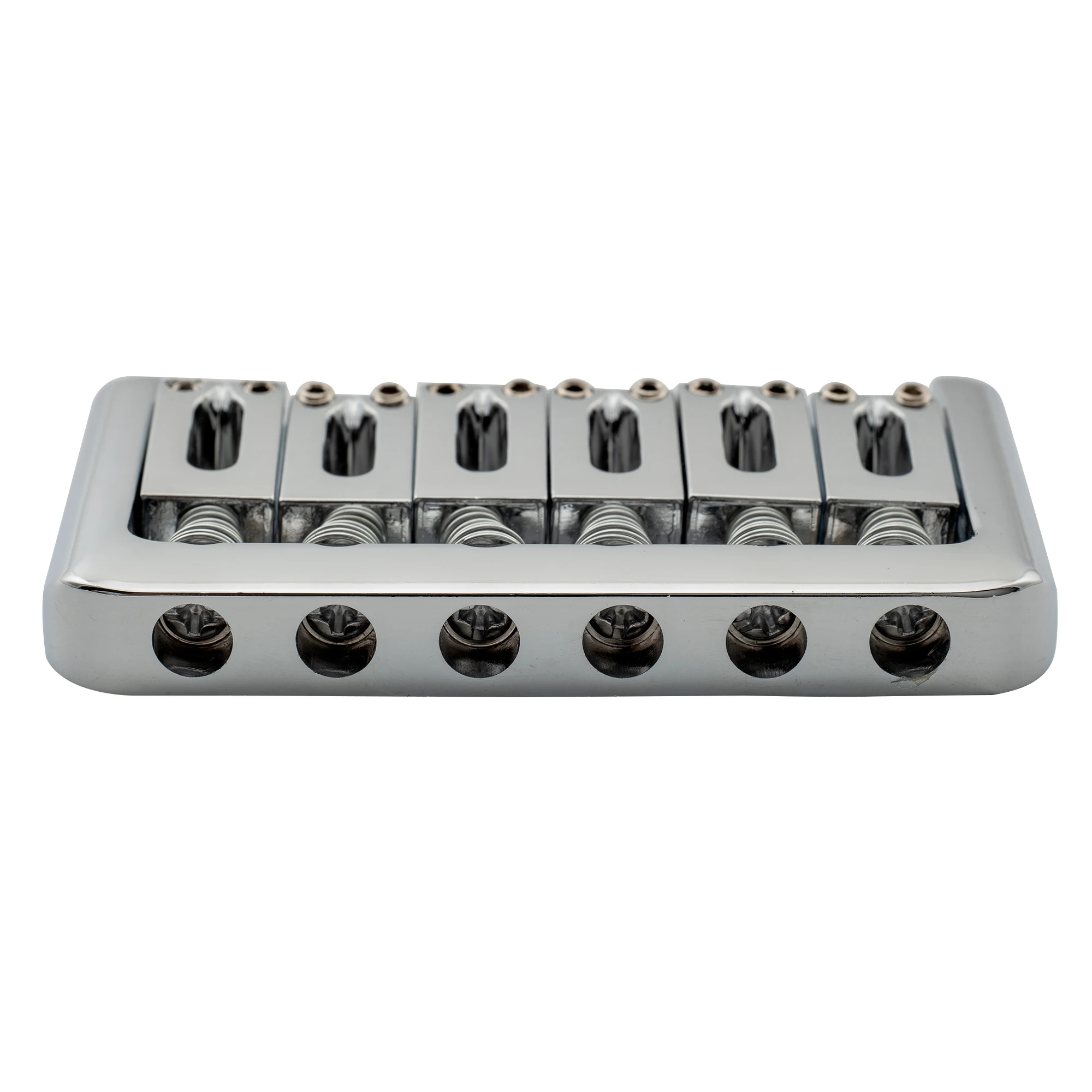 Musiclily Basic 52,5 mm (2–1/16 Zoll) umgekehrte 6-saitige Nicht-Tremolo-Gitarren-Hardtail-Brücke – Detail 11