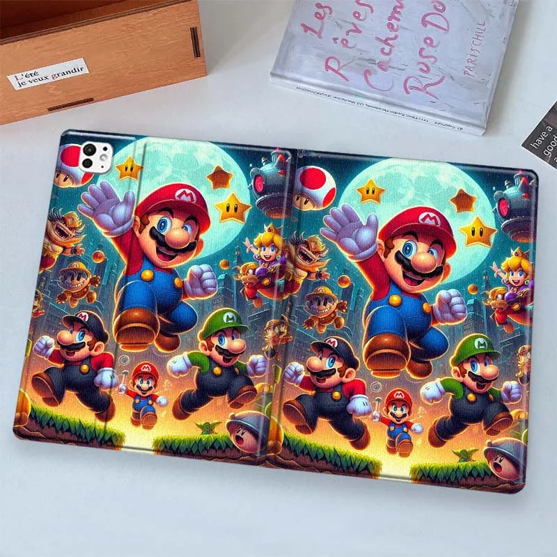 Whimsical Cartoon M-Marios Art Tablet Case