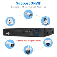 Hiseeu-Caméra de surveillance de sécurité IP, enregistreur vidéo, poignées qualifiée ales, système de vidéosurveillance, 4CH, 10CH, 16CH, POE, NVR, 5MP, 8MP, 4K, audio 2