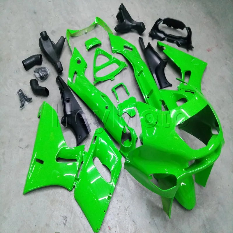 

injection Fairings kit for ZZR400 1993 2007 green ZZR 400 93 94 95 96 97 98 99 00 01 02 03 04 05 06 07 ABS Plastic Bodywork Set