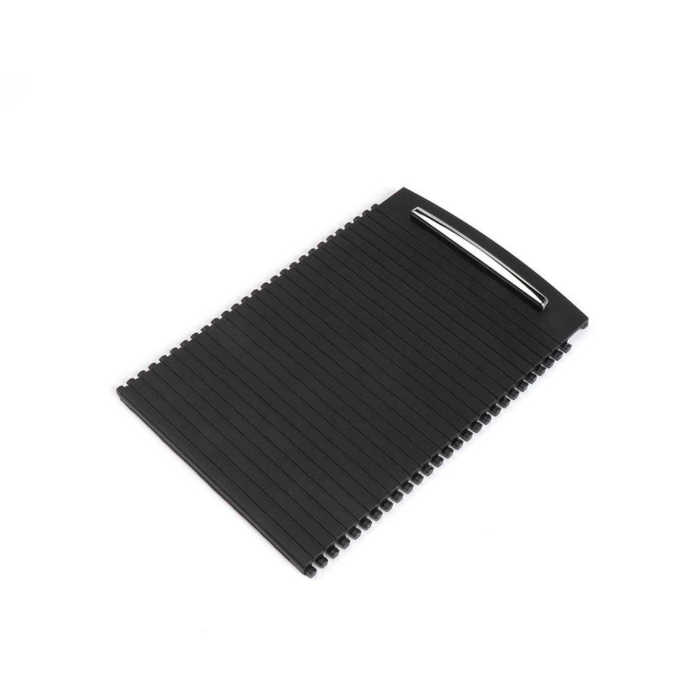 51166963913 후면 콘솔 보관 트레이 커버 트림 커버 슬라이드 롤러 블라인드 커버, 워터 컵 거치대 커튼, BMW E92 E93 M3 용