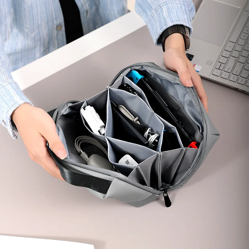Cable Storage Bag Waterproof Digital Electronic Organizer Portable USB Data Line Charger Plug Storage Bag Travel Cable Organizer cable organizer,storage bag,storage organizer,bag organizer