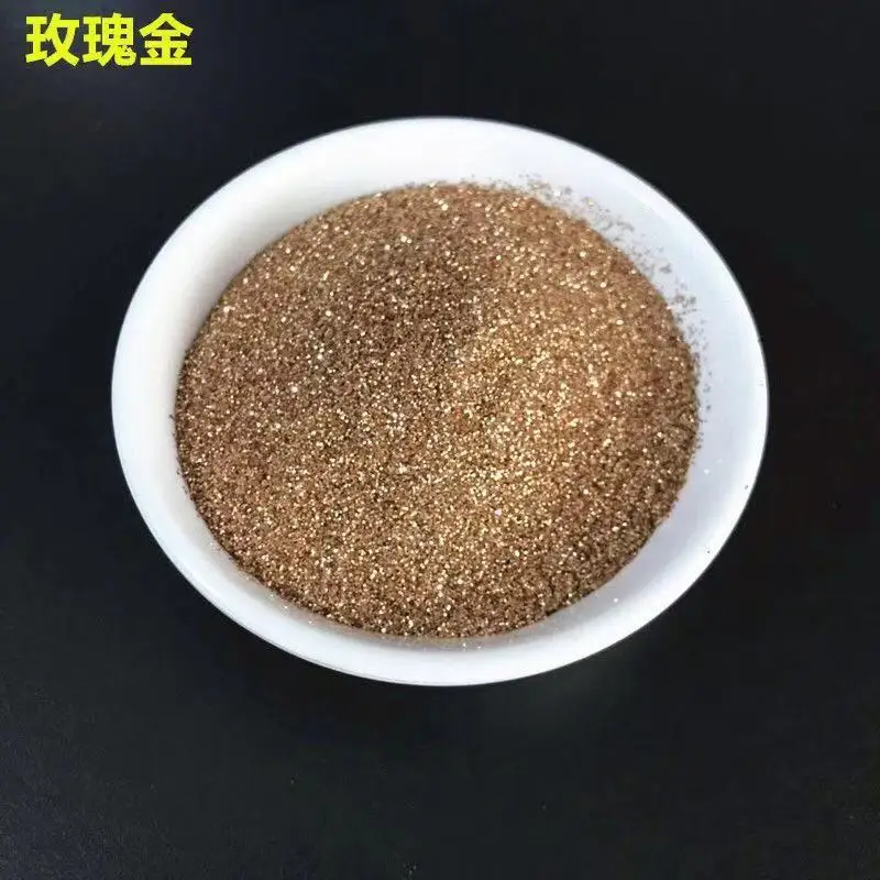 500g/봉지 고광택 레드 골드 글리터 파우더 | DIY 네일 아트 쥬얼리 제작을 위한 비탈락성 매니큐어 스팽글 크리스마스 선물 장식