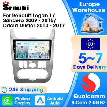 Radio Android Auto Car Play para Renault Logan 1 Sandero 2009 - 2015 para Dacia Duster 2010 - 2017 navegación Multimedia estéreo 1