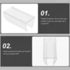 30 Pcs Shelf Label Holder Price Tag Display Transparent Supermarket Retail Holders Magnetic Pvc Adhesive Labels 3
