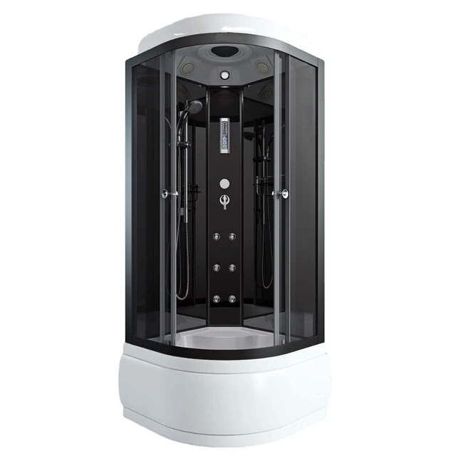 Glass Bathroom Steam Bath Shower Cabin with Control Panel - AliExpress