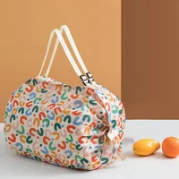 New Foldable Shopping Bag Reusable Bags Folding Shopper Cloth Bags for Shopping Reusable ZDGWD01 - Image 2