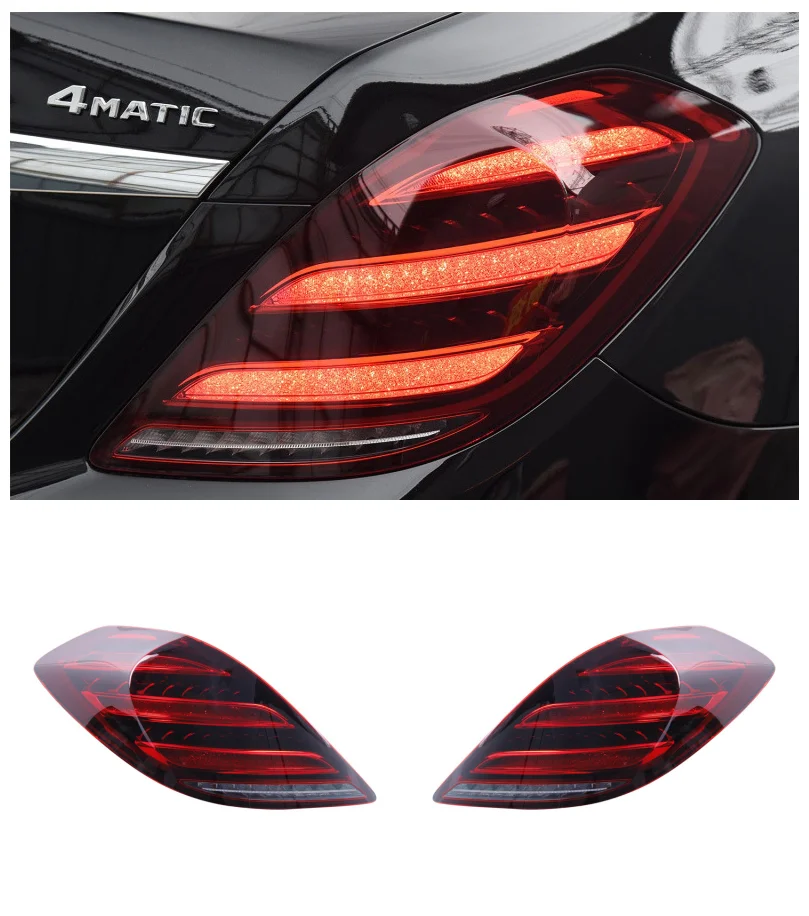 

Подходит для Mercedes-Benz S-Class W222 13-16, задний фонарь в сборе, модифицированные новые модели стрелок, указатели поворота, ходовые огни