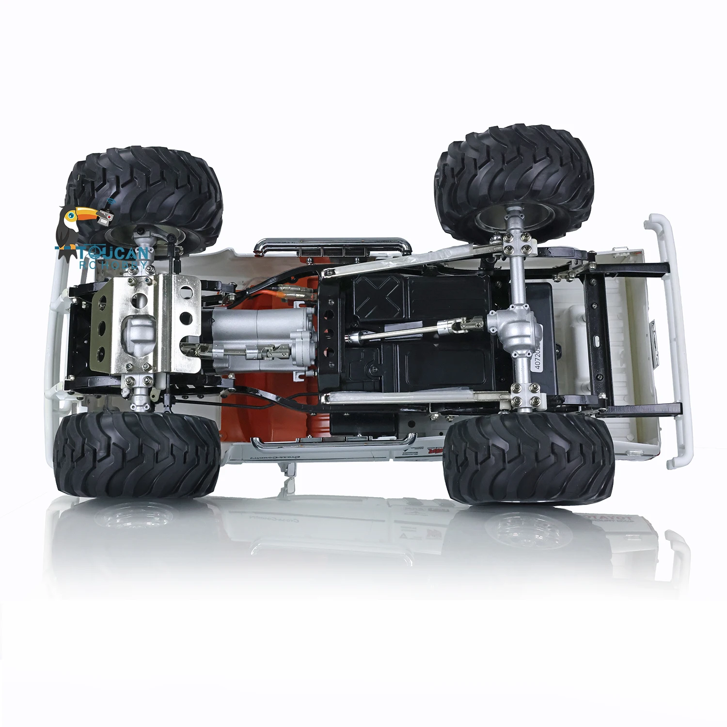 HG 1/10 4*4 RC Rally Pickup Cars Radio Control Racing Crawler Vehicle Model Differential Lock Axles Ready To Run model TH04710 6