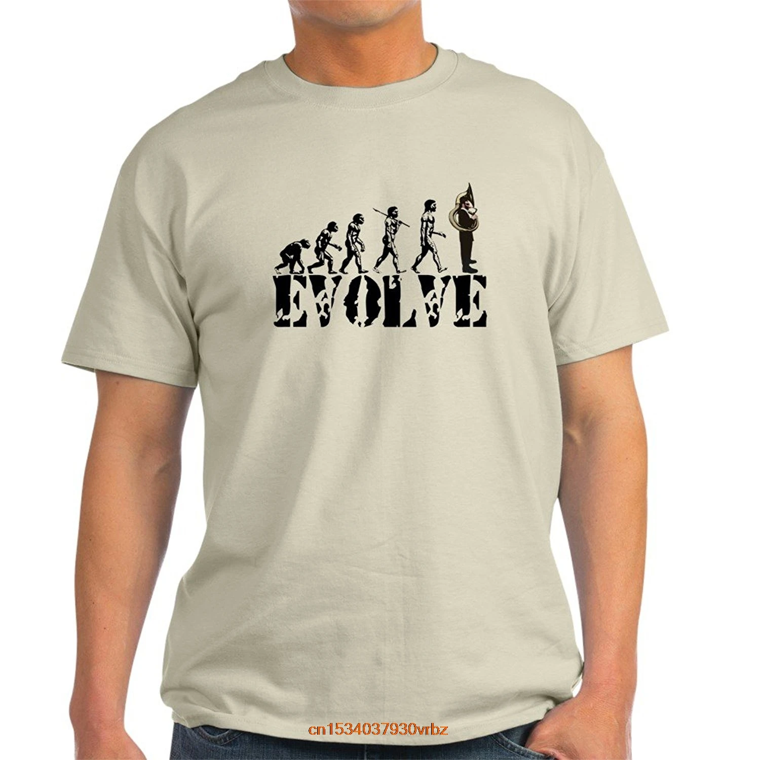 Tuba Sousaphone Evolution Light T-Shirt 100% Cotone T-Shirt