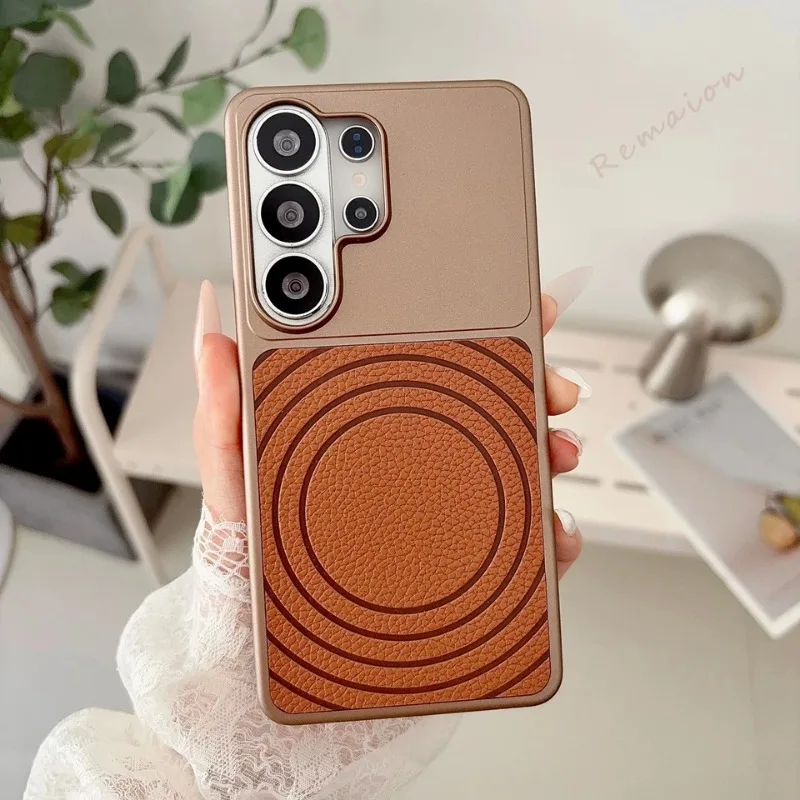 Wave Magnetic Silicone Shockproof Phone Case with MagSafe Compatibility