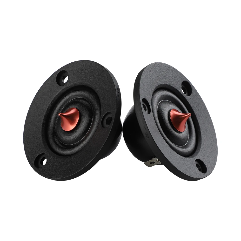 2Pcs 2 Inch Tweeter Speaker 4 Ohm 30W HIFI Silk Dome Treble DIY Home Sound Theater Audio Loudspeaker for Car Modification
