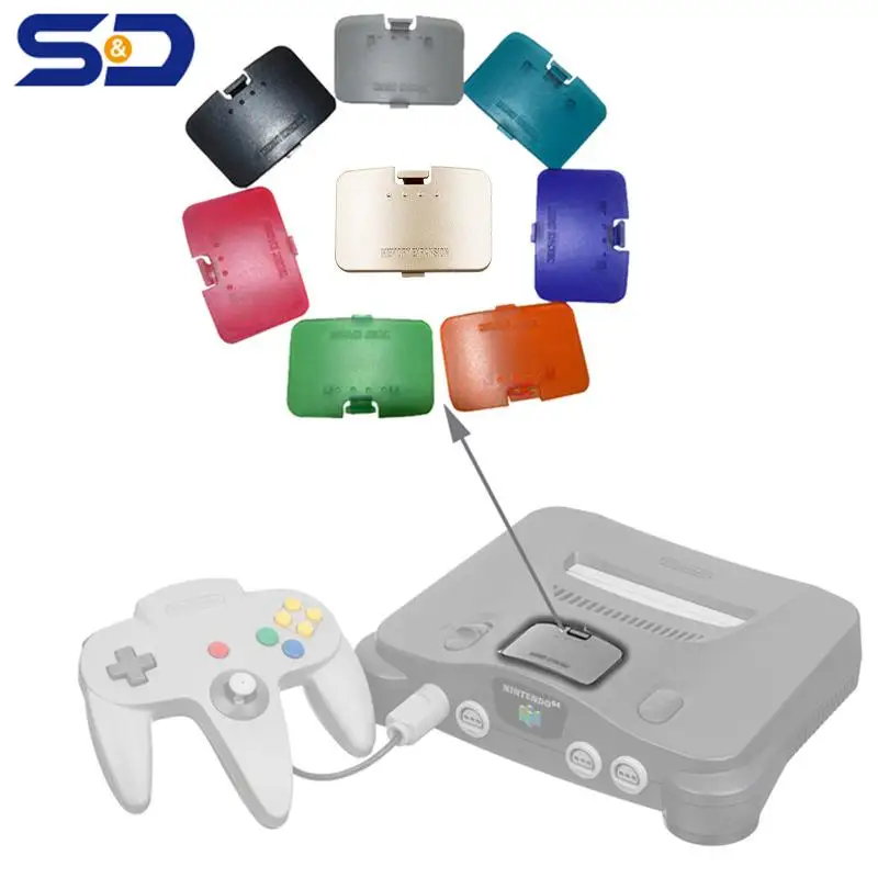 1 Pezzo Di Ricambio Jumper Pak Memory Expansion Coperchio Coperchio Parte Per Nintend 64 Per N64 Expansion Pack Cover