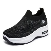 Women Orthopedic Walking Shoes Breathable Mesh Slip-On Sneakers Nursing Work Comfortable Casual Cushion Athletic Running Joggers 2