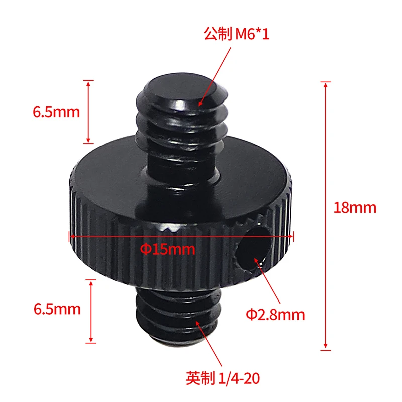 1x Reinforced Camera Conversion Screw Adapter 1/4 to 3/8 M4 M5 M6 M8 M10 Male Fe