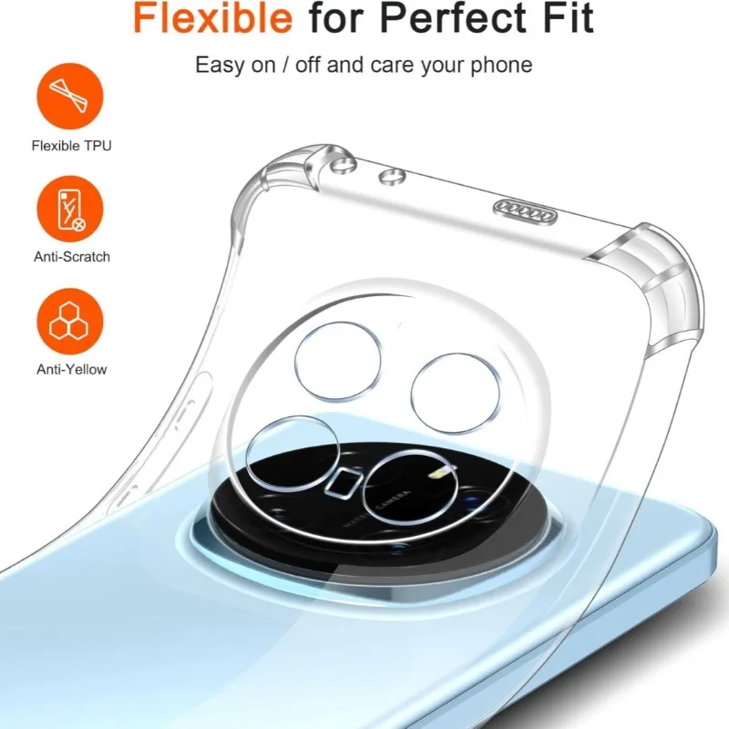 Shockproof Protective Phone Case with Four-Corner Bumper Design