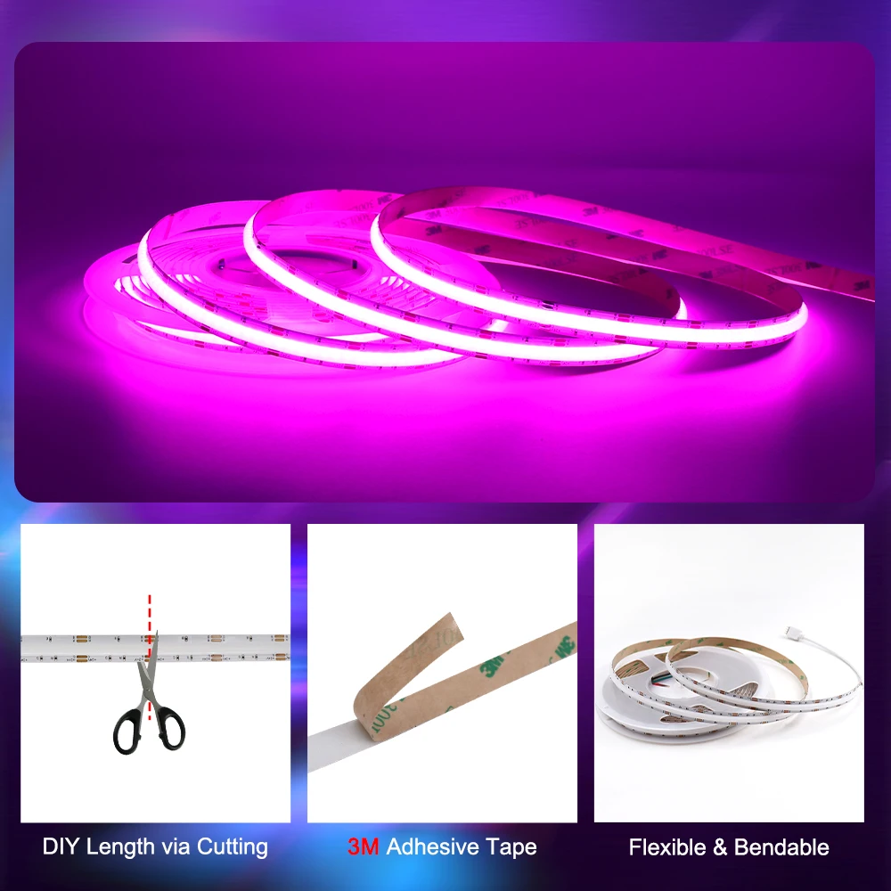 RGBCCT RGBW RGB CCT COB LED Ʈ Ʈ, DC 12V 24V е Ʈ FOB LED       