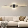 Modern LED Wall Lamp 100/120CM Long Strip Wall Sconce Living Room Bedroom Bedside Bar Home Decor Remote Control Led Lustre 5